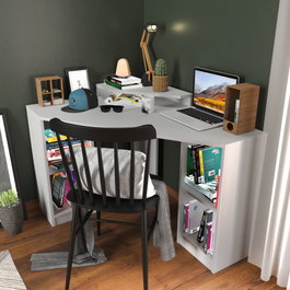 Hanah Home Mesa de estudio Floating - Blanco